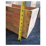 Vintage Wooden Nitro Kleanbore Box in Good Solid Condition