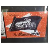 Indian Motorcycle Framed 40