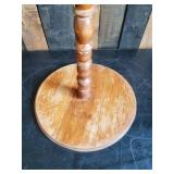 Awesome Wood Standing Ashtray and Glass Ashtray