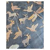 Small Metal Art of Various Sizes Styles of animal cutouts