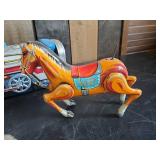 Vintaage Daiya Tin Litho Wind up toy Horse, 1960