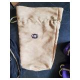 Crown Royal Bags of different Styles and Colors One is a Suede Bag all in good condition