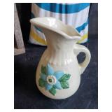 Vintage Clothes pin Holder, Rolling Pin and Wall Hanger, Ceramic USA Ceramic Pitcher and More