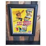 Framed Las Vegas Union Pacific Railroad Poster
