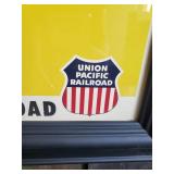 Framed Las Vegas Union Pacific Railroad Poster