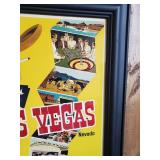 Framed Las Vegas Union Pacific Railroad Poster
