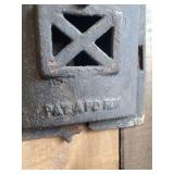 Heavy Duty Vintage Cast Iron Wall Mounted Mailbox