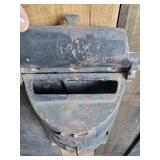 Heavy Duty Vintage Cast Iron Wall Mounted Mailbox