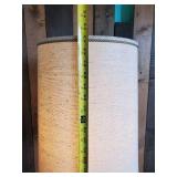 Vintage Large Orange and Gold Desktop Lamp Working