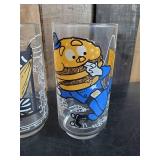 Vintage Ronald McDonald Glasses, Hamburgler, Mayor McCheese, and Ronald himself