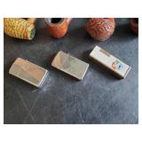 Vintage Pipes, Zippo Lighters, and Tobacco Tin