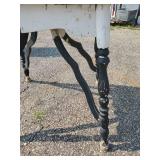 Very Cool Great Patina Wooden Table  This is such a Cool Looking Table