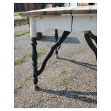 Very Cool Great Patina Wooden Table  This is such a Cool Looking Table