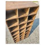 Wooden Storage/Letter/Mail Cubby