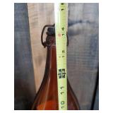 Amber Glass Hamms Picnic Beer Bottle with Topper