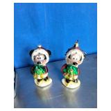 3 Vintage Tins and 2 Vintage Micky Mouse Ornaments 3 Vintage Tins and 2 Vintage Micky Mouse Ornaments