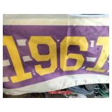 2 Vikings Flag and a Vikings NWA Football 2 Vikings Flag and a Vikings NWA Football