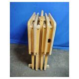 4 TV Tray Tables and Stand 4 TV Tray Tables and Stand