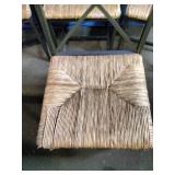 4 Wicker and Metal Chairs 4 Wicker and Metal Chairs