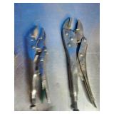 Lot of Vise Grips and Drill Bits Lot of Vise Grips and Drill Bits