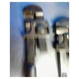 2 Vintage Pipe Wrenches 2 Vintage Pipe Wrenches