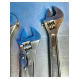 Lot of Crescent Wrenches Lot of Crescent Wrenches