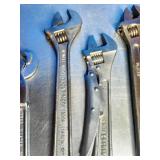 Lot of Crescent Wrenches Lot of Crescent Wrenches