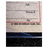 1989 Bowman Cards 1989 Bowman Cards