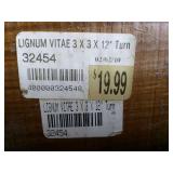 Lignum Vitae Wood 3" x 3" x 12" Lignum Vitae Wood 3" x 3" x 12"