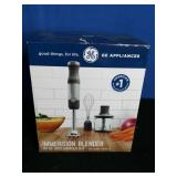 GE Immersion Blender with an Accessories Kit. GE Immersion Blender with an Accessories Kit.