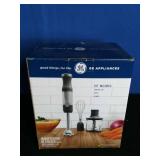 GE Immersion Blender with an Accessories Kit. GE Immersion Blender with an Accessories Kit.