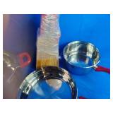 MegaChef 18-Pc. Nonstick Stainless Steel and Aluminum Cookware Combo Set MegaChef 18-Pc. Nonstick Stainless Steel and Aluminum Cookware Combo Set