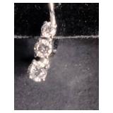 Rhodium Over 10K White Gold 1/4 ct tw Lab-Grown Diamond Drop Earrings Rhodium Over 10K White Gold 1/4 ct tw Lab-Grown Diamond Drop Earrings