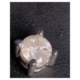 Sterling Silver 1-1/2 ct tw Diamond Solitaire Stud Earrings Sterling Silver 1-1/2 ct tw Diamond Solitaire Stud Earrings