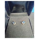 Rhodium Over Sterling Silver 3 ct tw Black Diamond Stud Earrings Rhodium Over Sterling Silver 3 ct tw Black Diamond Stud Earrings