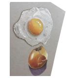 Original Artwork of Egg and Eggshell