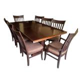 Elegant Dining Table with 8 Chairs