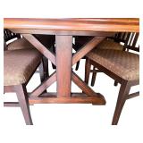 Elegant Dining Table with 8 Chairs