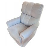 Comfortable Beige Recliner Chair with Padded Back