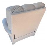 Comfortable Beige Recliner Chair with Padded Back