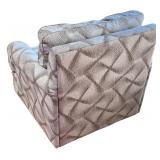 La-Z-Boy Upholstered Armchair with Geometric Pattern