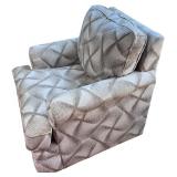 La-Z-Boy Upholstered Armchair with Geometric Pattern