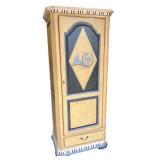 Handcrafted Musical Theme Armoire with Piano Key Detail