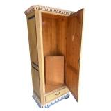 Handcrafted Musical Theme Armoire with Piano Key Detail