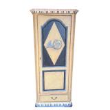 Handcrafted Musical Theme Armoire with Piano Key Detail