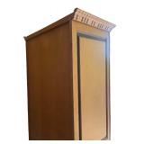 Handcrafted Musical Theme Armoire with Piano Key Detail