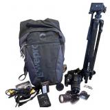 Nikon D70s DSLR Camera Kit with Lens, Tripod, Lowepro Bag, and Accessories