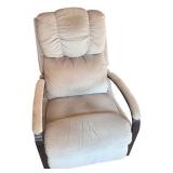 Comfortable Swiveling Recliner Chair with Fabric Upholstery