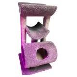 Three-Level Cat Tree with Cozy Hideaway Tunnel