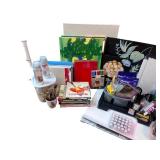 Comprehensive Art Supplies Collection with Canvases, Paints, and Brushes